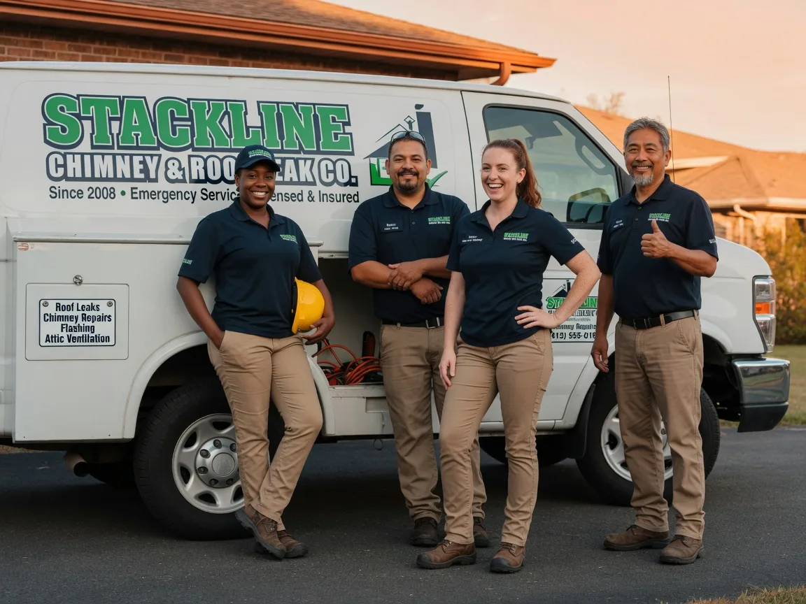 Chimney flashing repair company in Ludell, KS